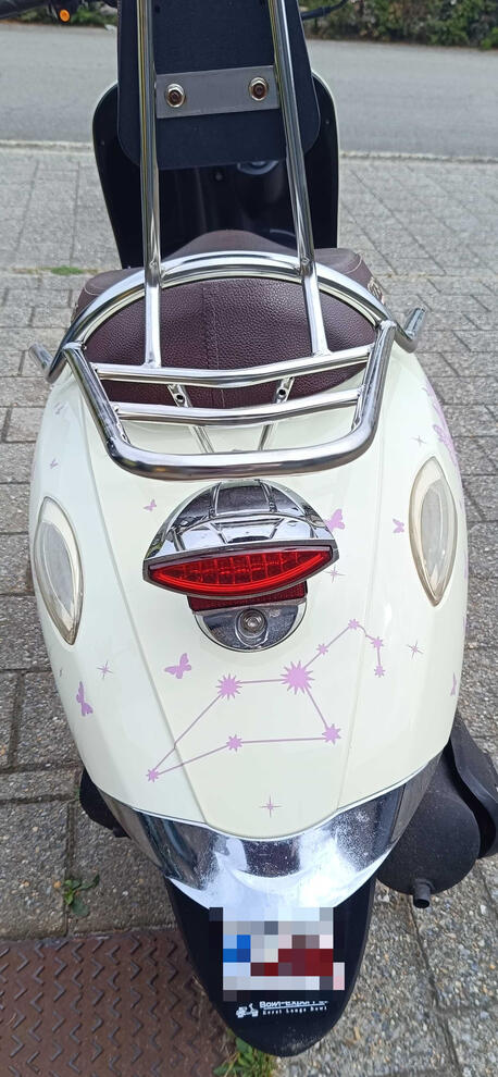 moped back